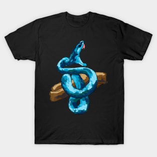 Cute Snake Unique Hand Drawn Art Gift Lover Snake Graphic T-Shirt